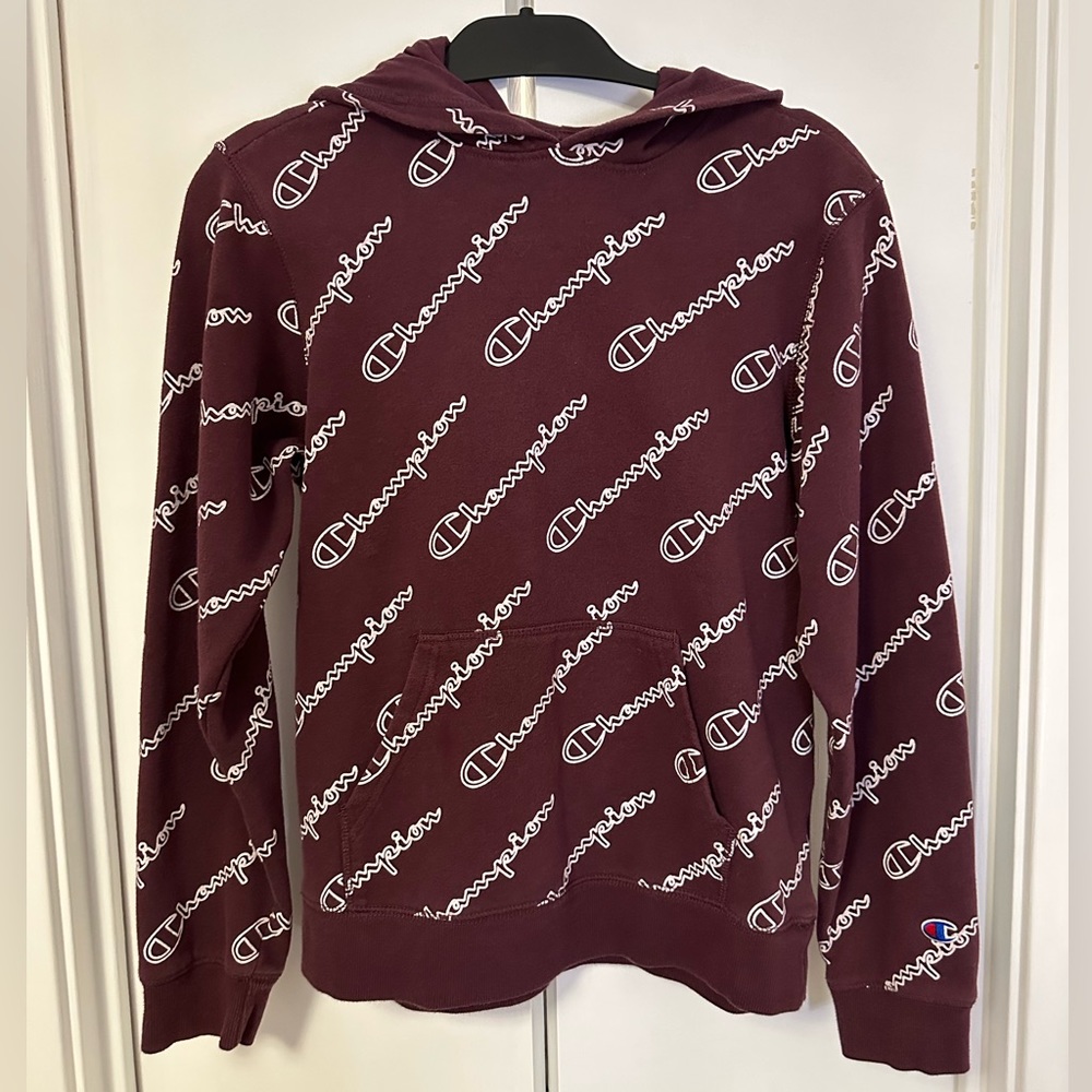 Champion Logo Hooded Sweatshirt